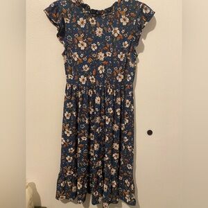flower print dress